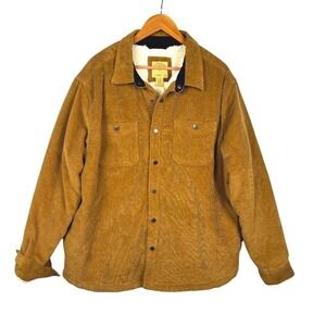 Telluride Mens Corduroy Jacket Shacket XXL Sherpa Lined Workwear Outdoor NWT